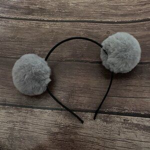 Gray Bear Ear Headband Koala Halloween Dress up Cosplay Costume Pretend Play